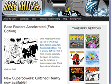 Tablet Screenshot of baseraiders.com